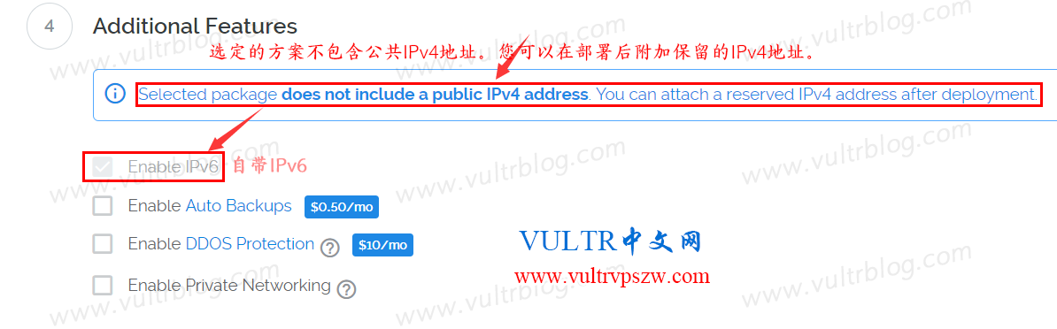 Vultr已补货所有2.5美元/月方案 仅支持IPv6