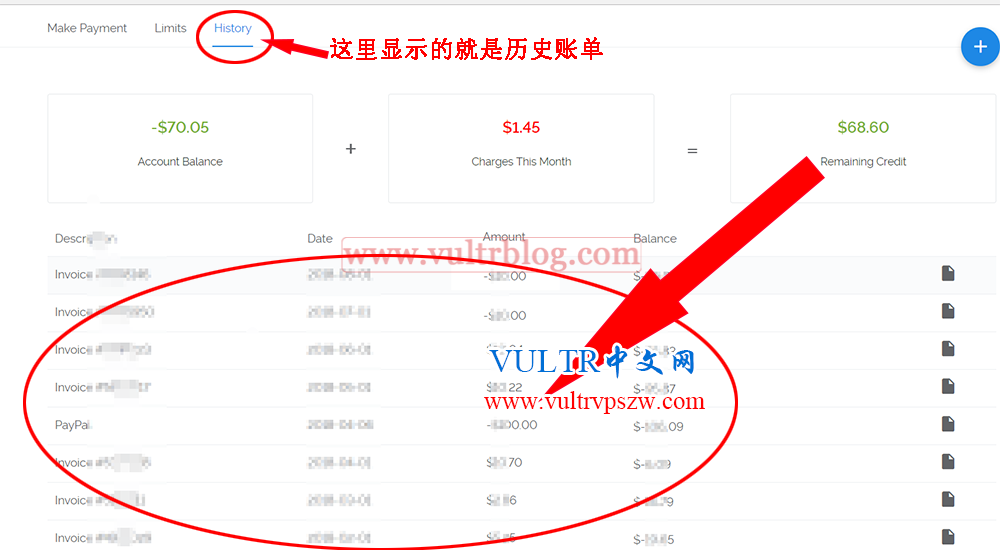 Vultr账单在哪里查看-怎么知道Vultr用了多少钱