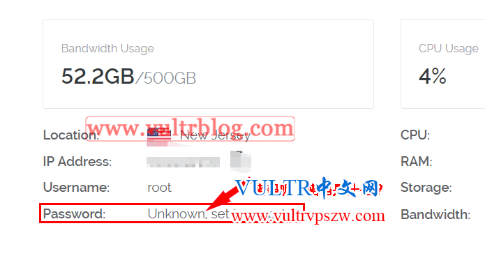 Vultr通过快照（恢复备份）创建VPS的root密码是什么