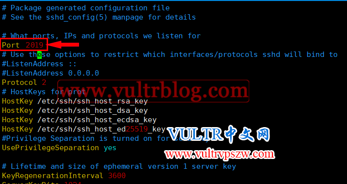 Vultr修改SSH端口号-怎样修改Vultr默认的22端口号